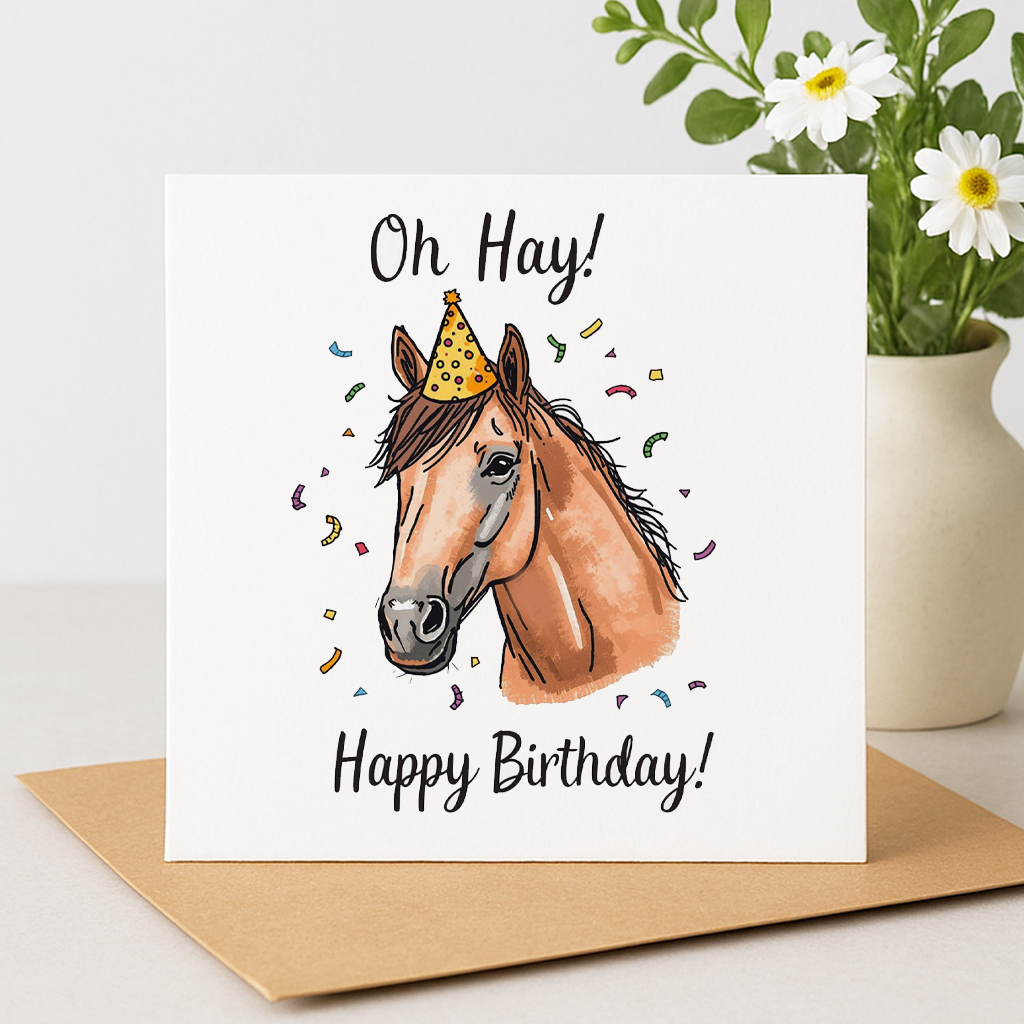 Oh Hay it's your birthday card
