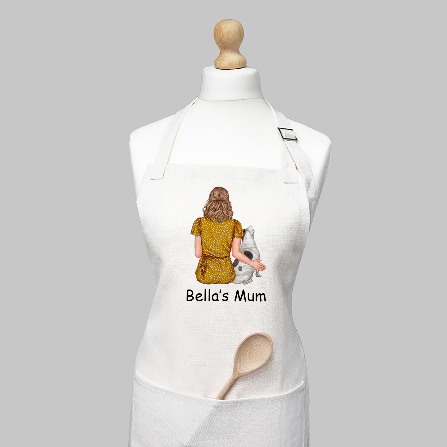 Custom Person & Dog Apron
