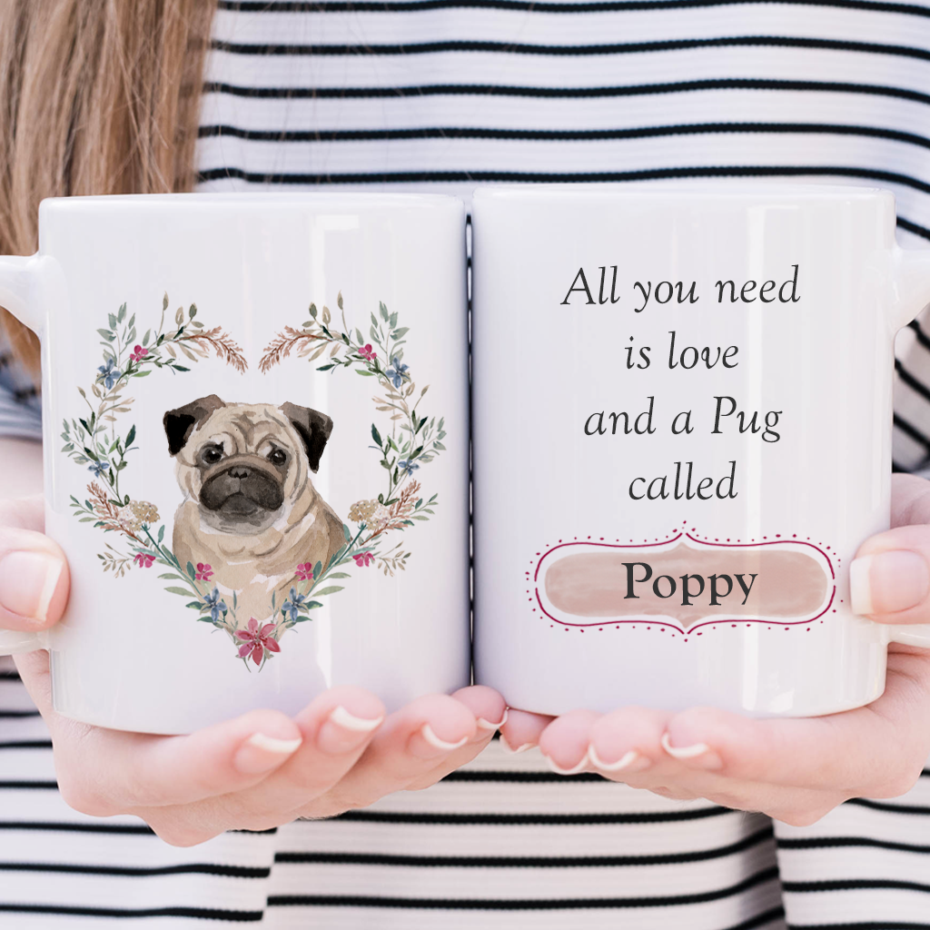 Love and a Pug Mug