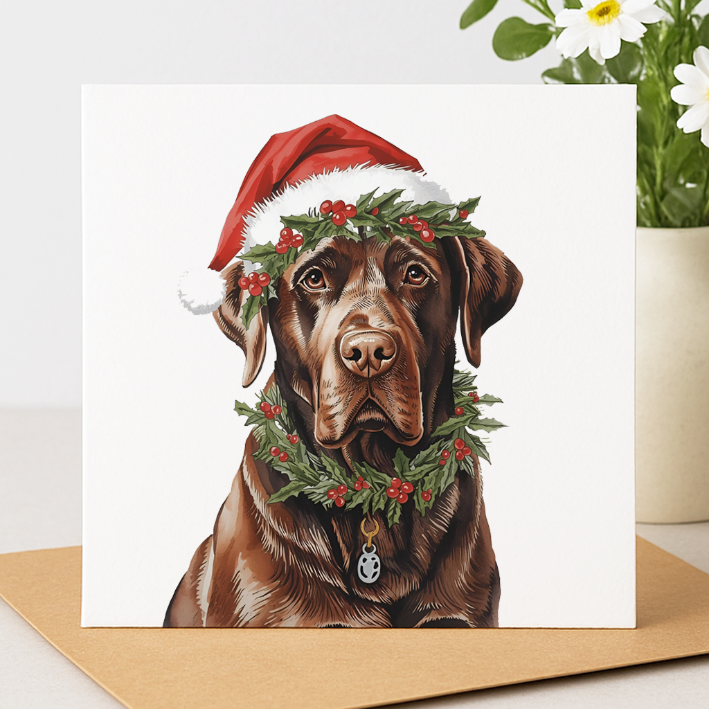 Labrador Christmas Card