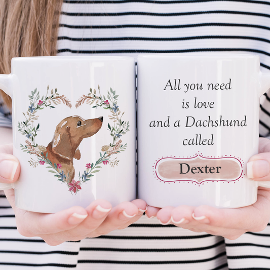 Love and a Dachshund Mug