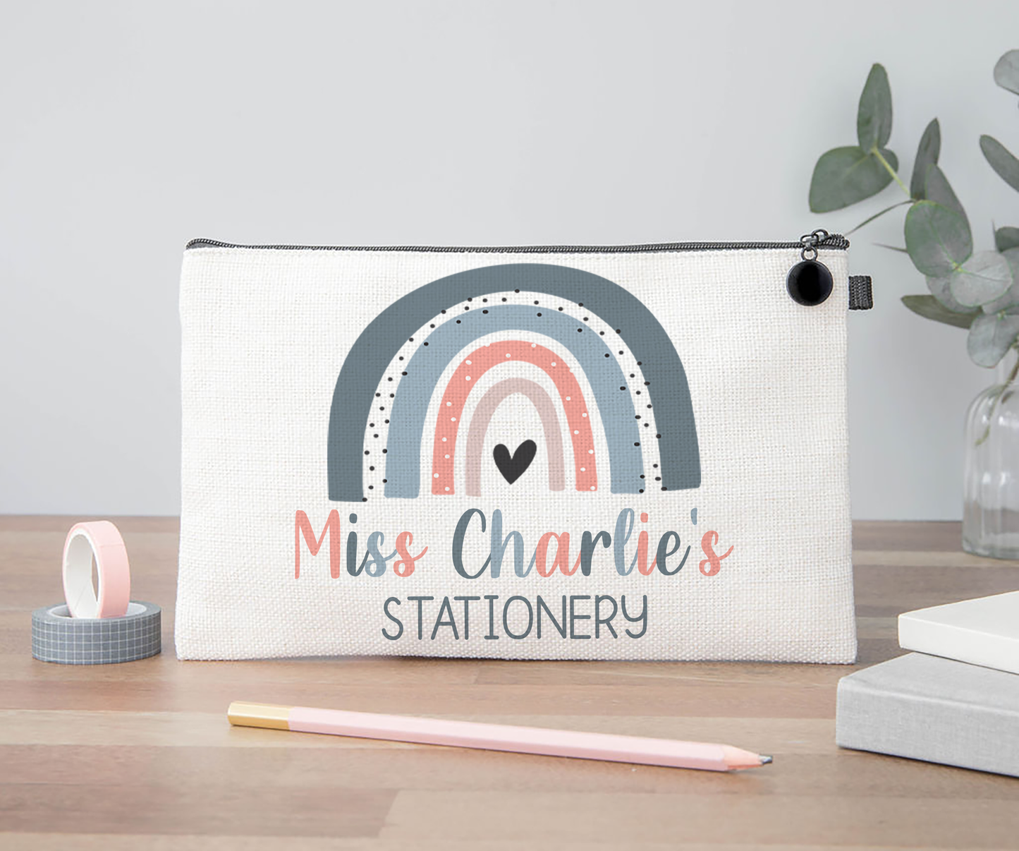 Teacher Rainbow Pencil Case