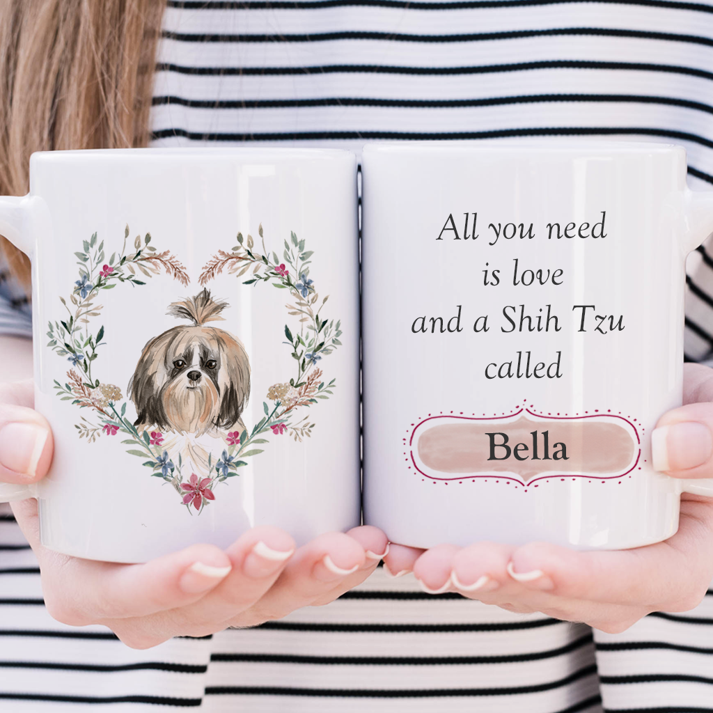 Love and a Shih Tzu Mug