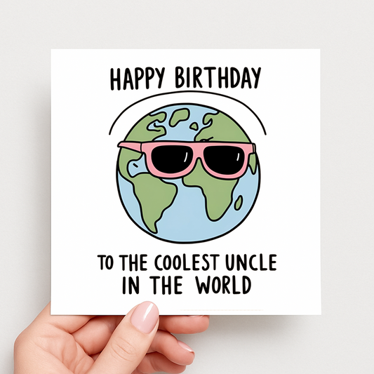 World’s Coolest Uncle Card
