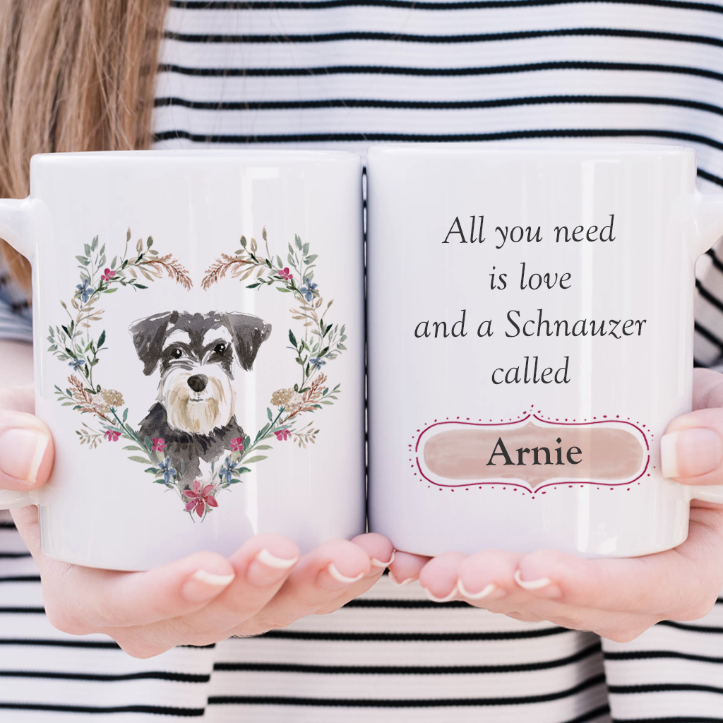 Love and a Schnauzer Mug