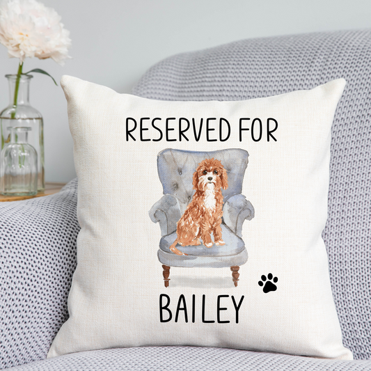 Cavapoo Reserved For Dog Cushion