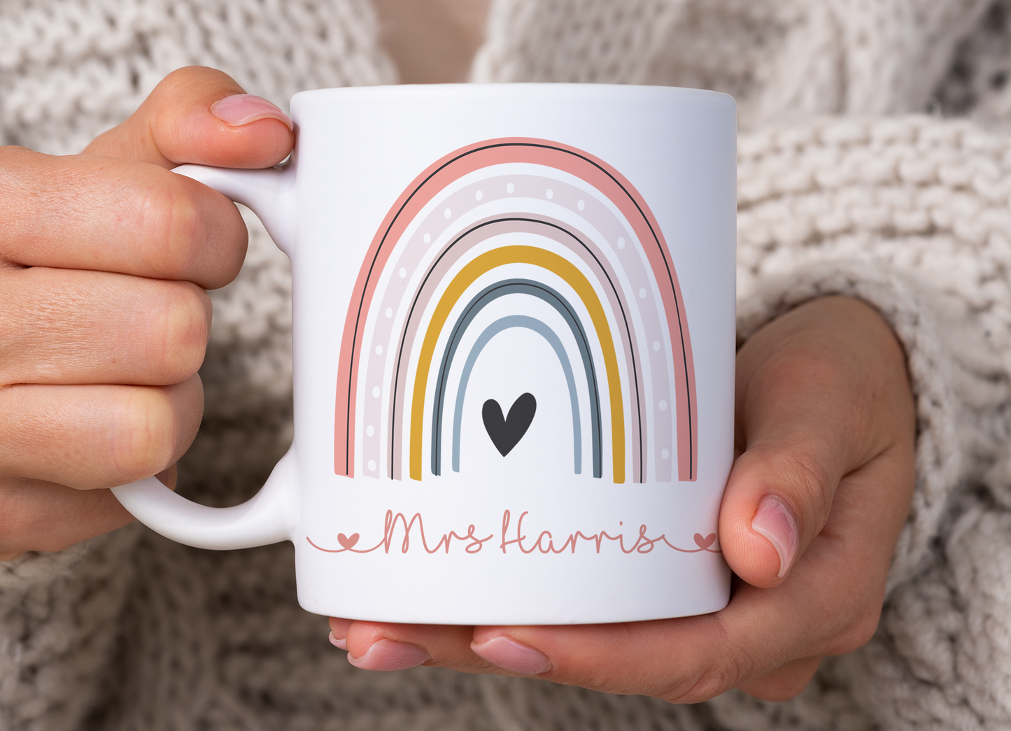 Rainbow Teacher Mug