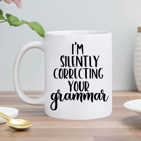 Correcting Grammar Mug