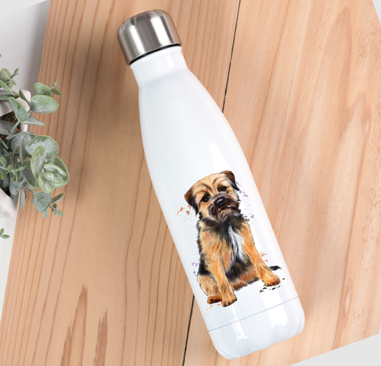 Border Terrier Drinks Bottle