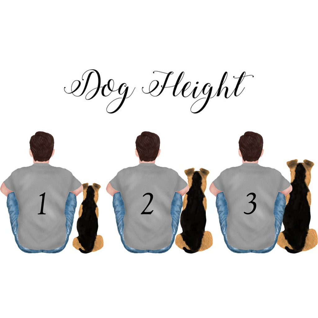 Customisable Man & Dog Mug