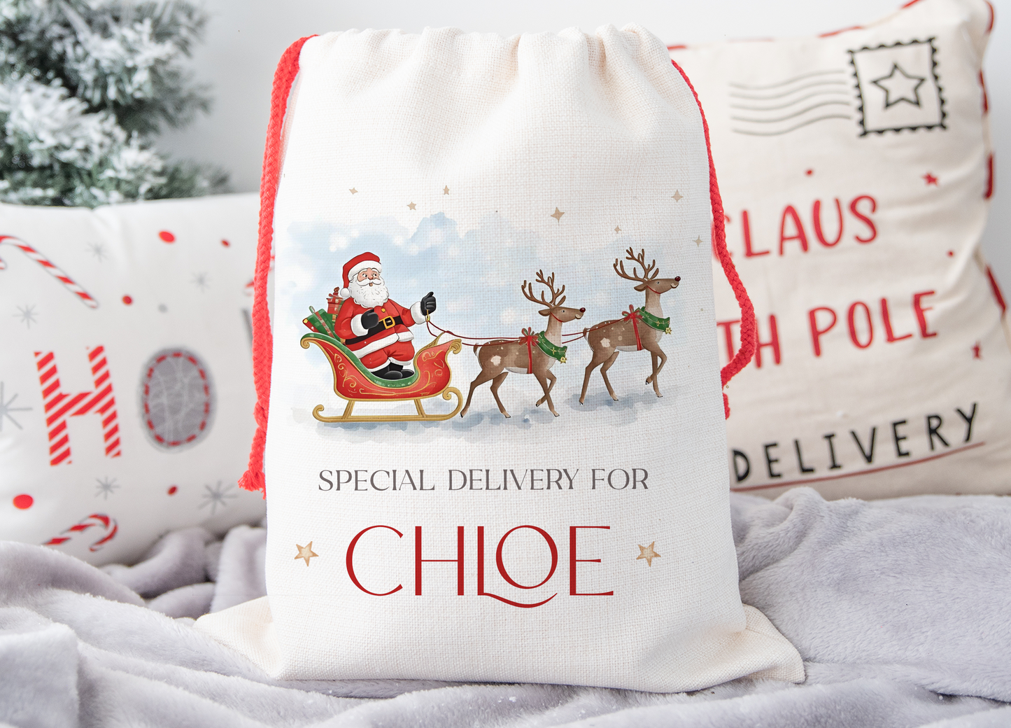 Personalised Santa Christmas Sack
