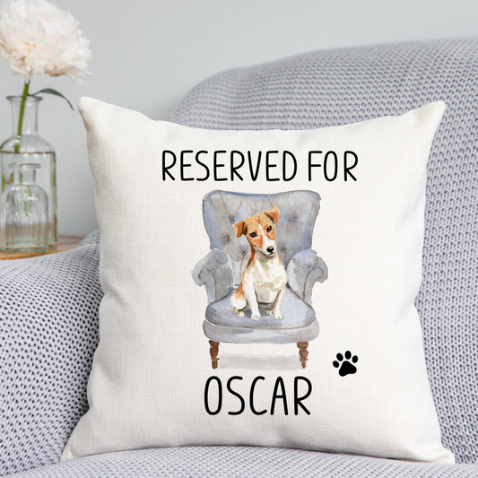 Jack Russell Reserved For Dog Cushion