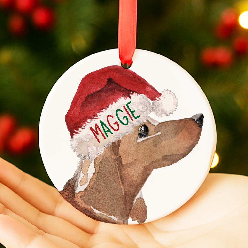 Dachshund Christmas Decoration