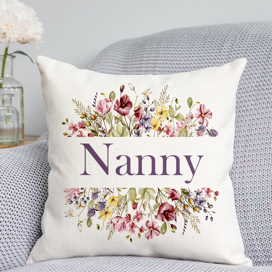 Floral Nanny Cushion