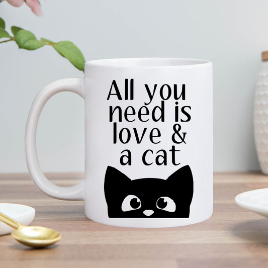 Love And A Cat Mug