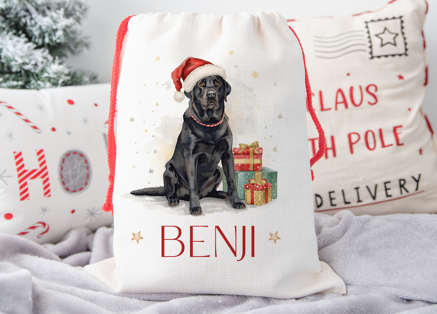 Labrador Christmas Sack