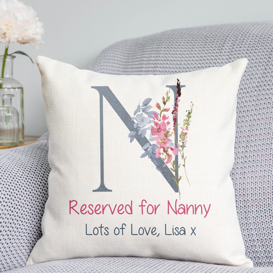 Reserved For Nanny Cushion