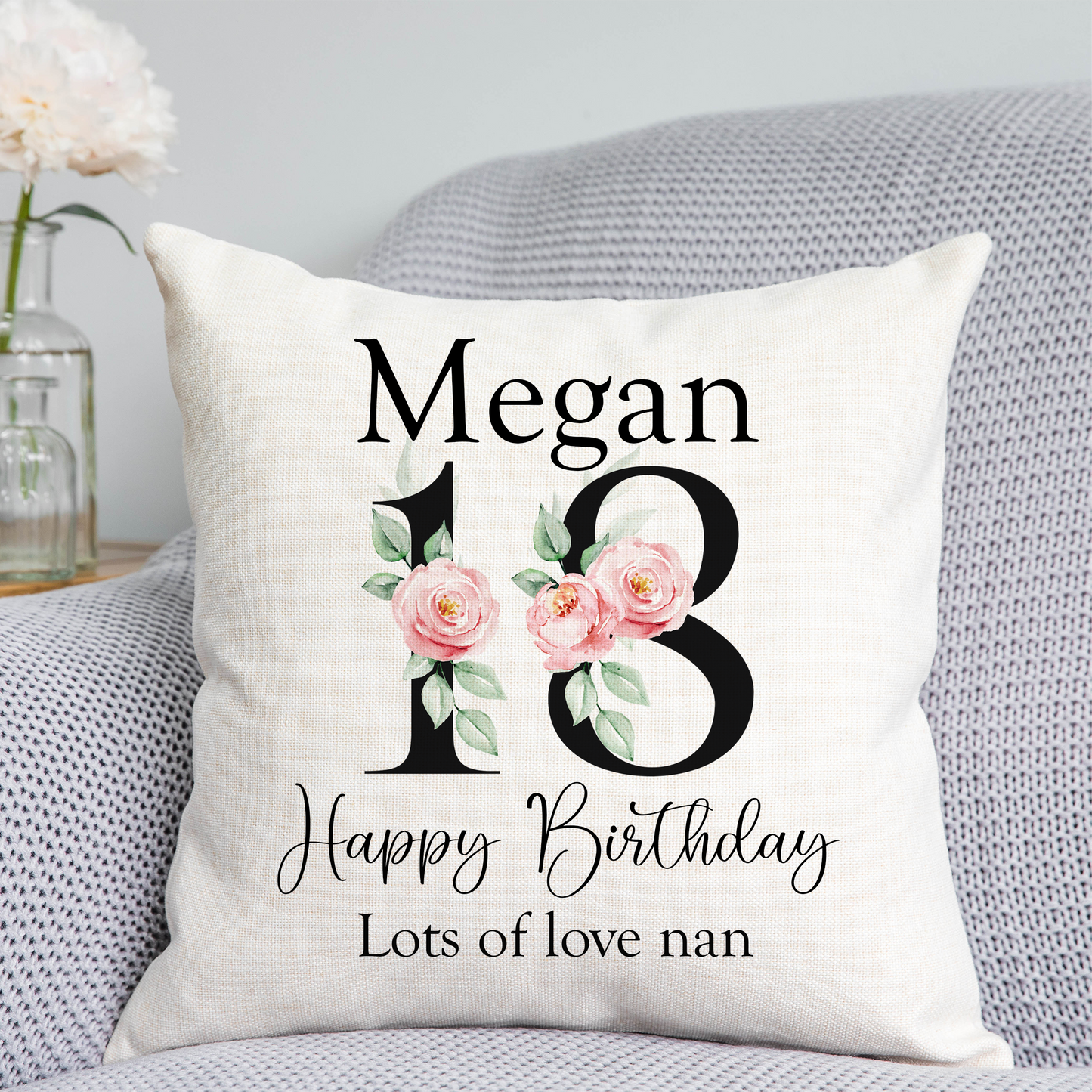 18th Birthday Cushion