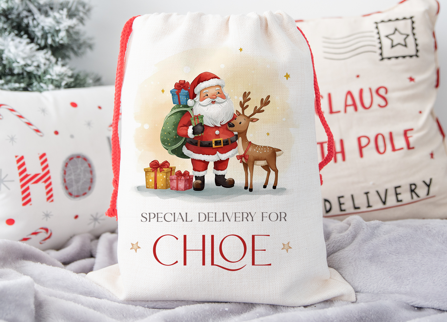 Personalised Santa Christmas Sack