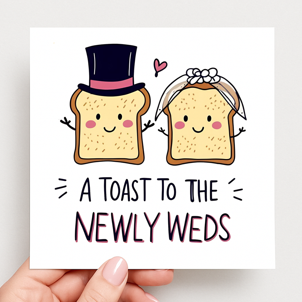 A Toast to the Newlyweds Card