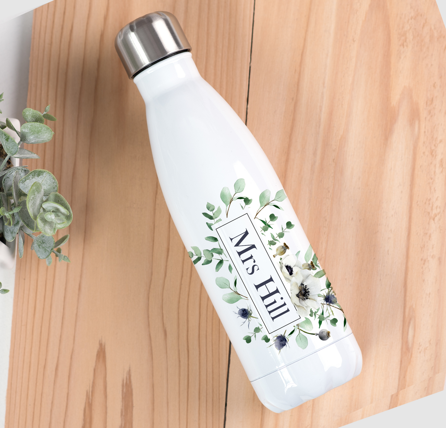 Floral Teachers Drinks Bottle