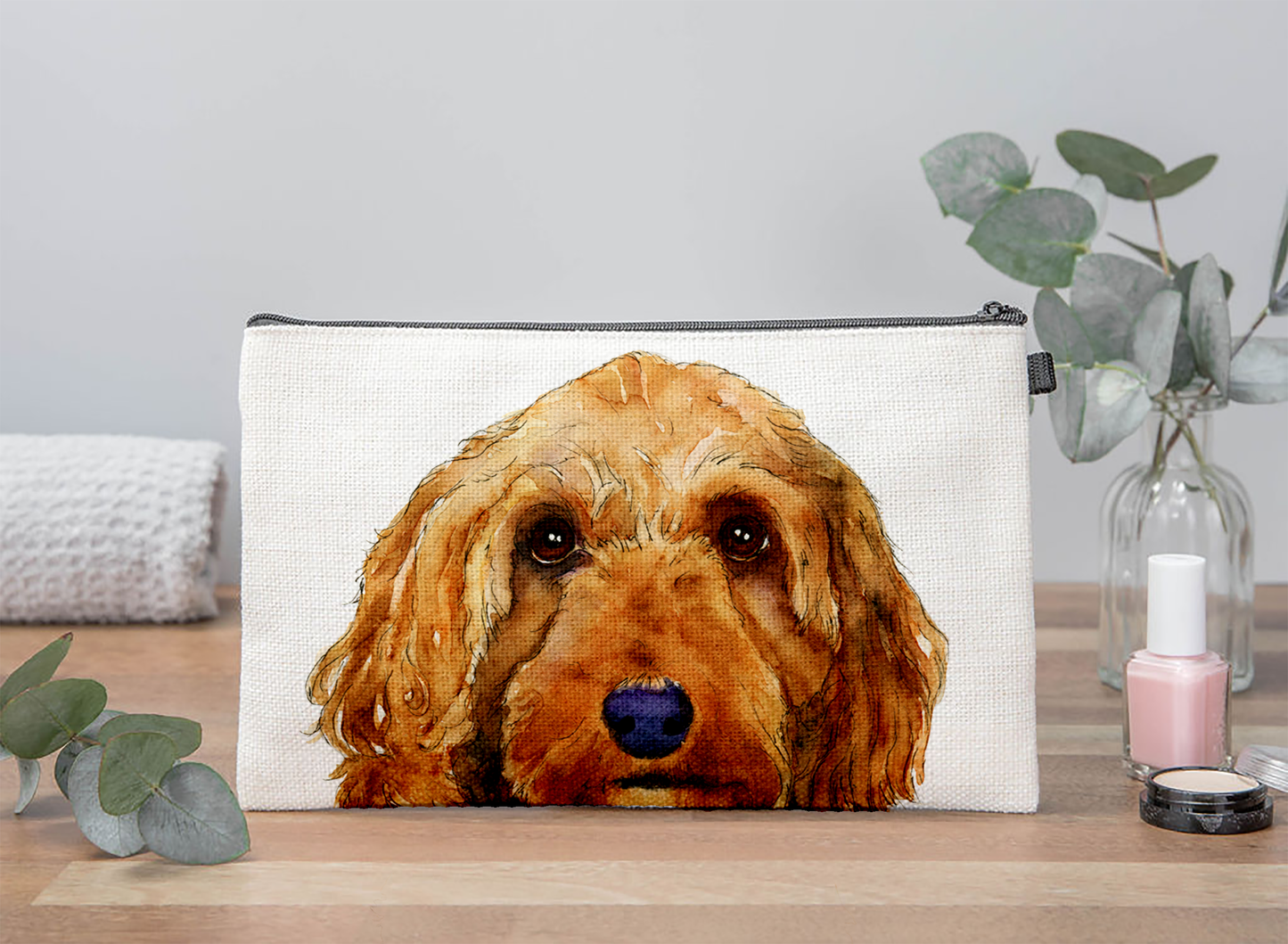 Cockapoo Makeup Bag