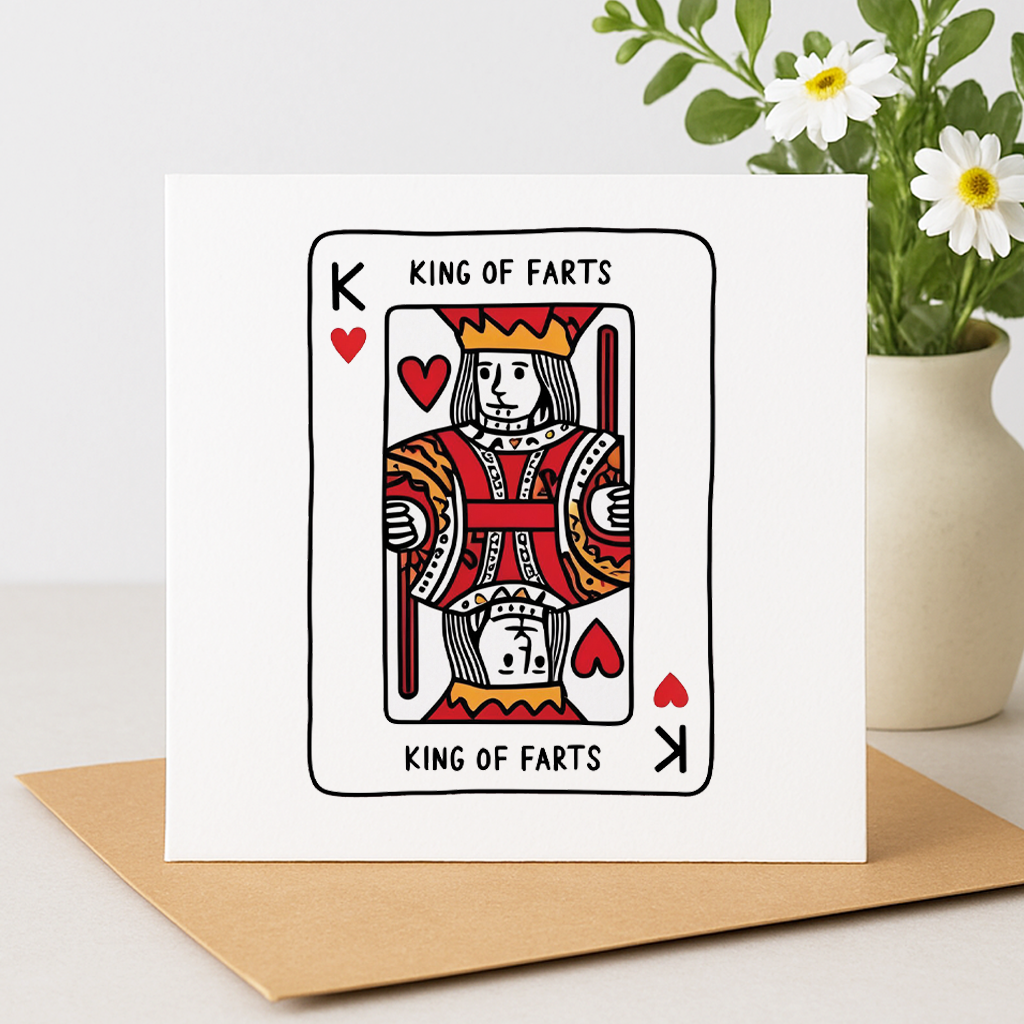 Funny Card for Him – King of Farts