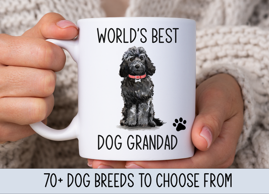 World's Best Dog Grandad Mug (Lots of Dog Breeds to choose from)