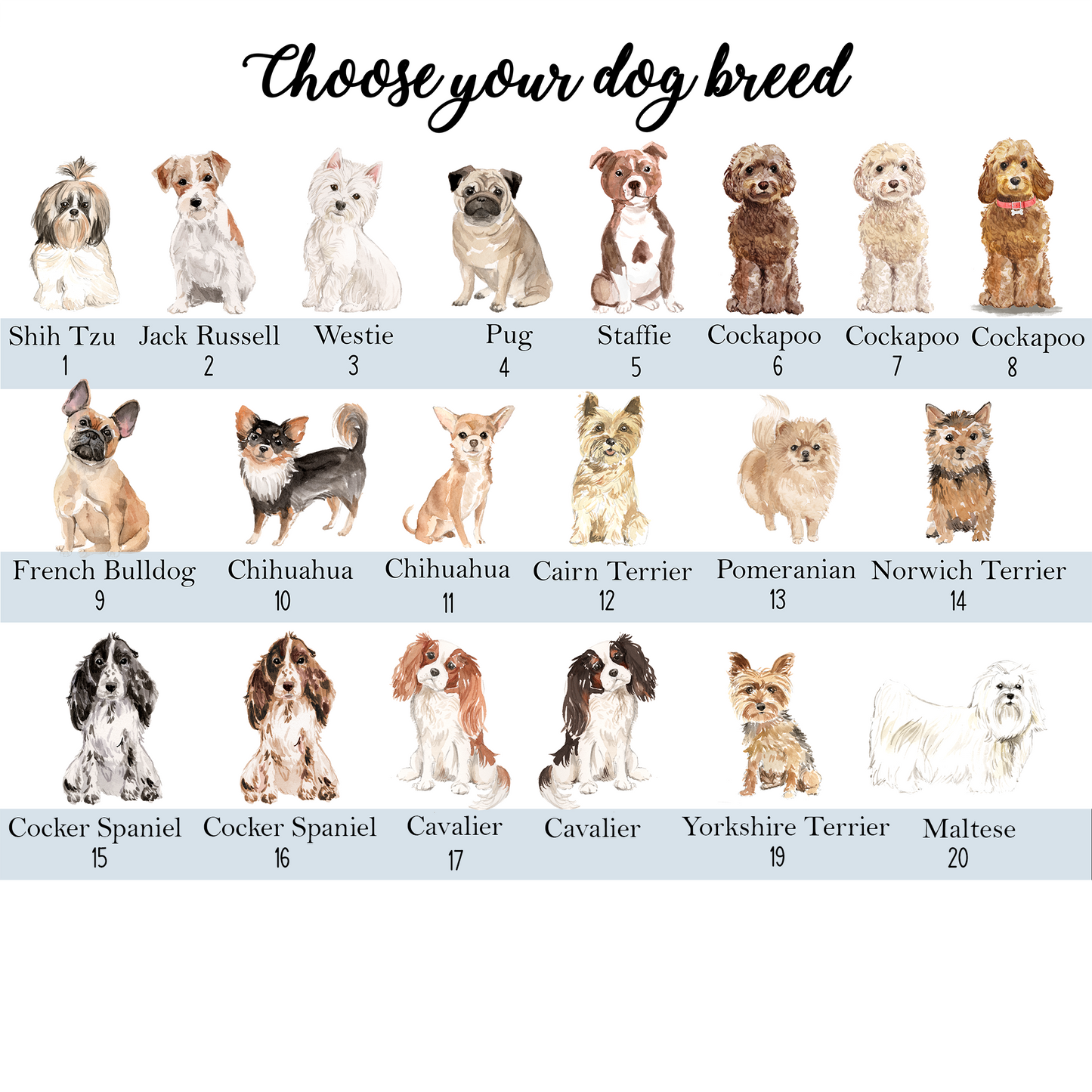 Dog Name Mum Mug (Lots of Dog Breeds to choose from)
