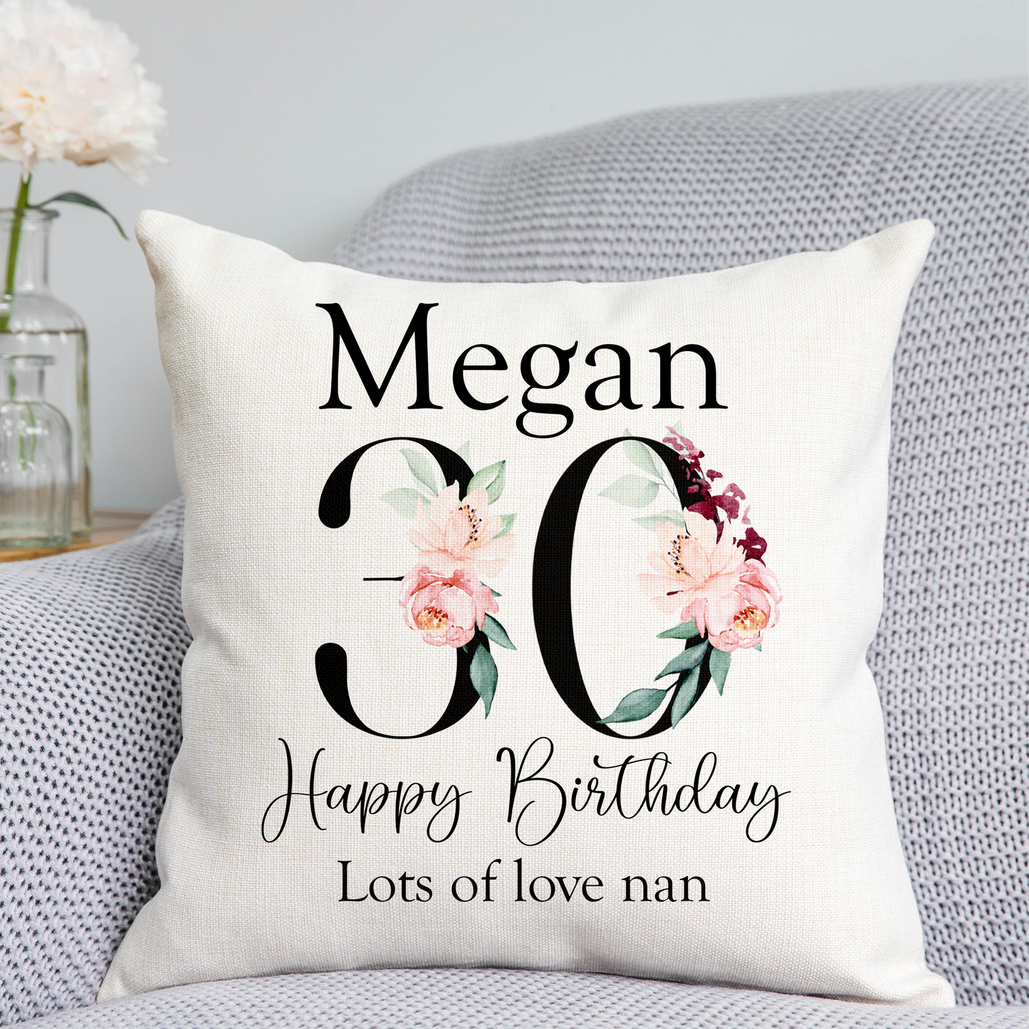 30th Birthday Cushion