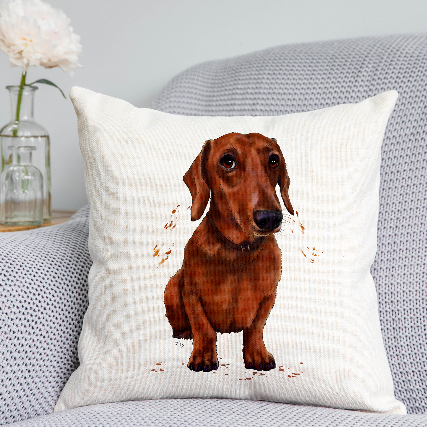 Dachshund Cushion