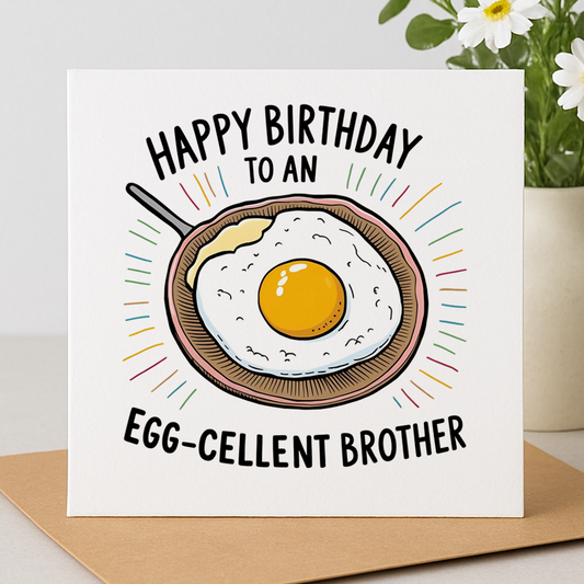 Egg-cellent Brother Card