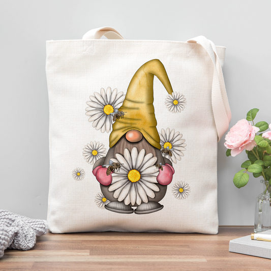 Daisy Gnome Tote Bag