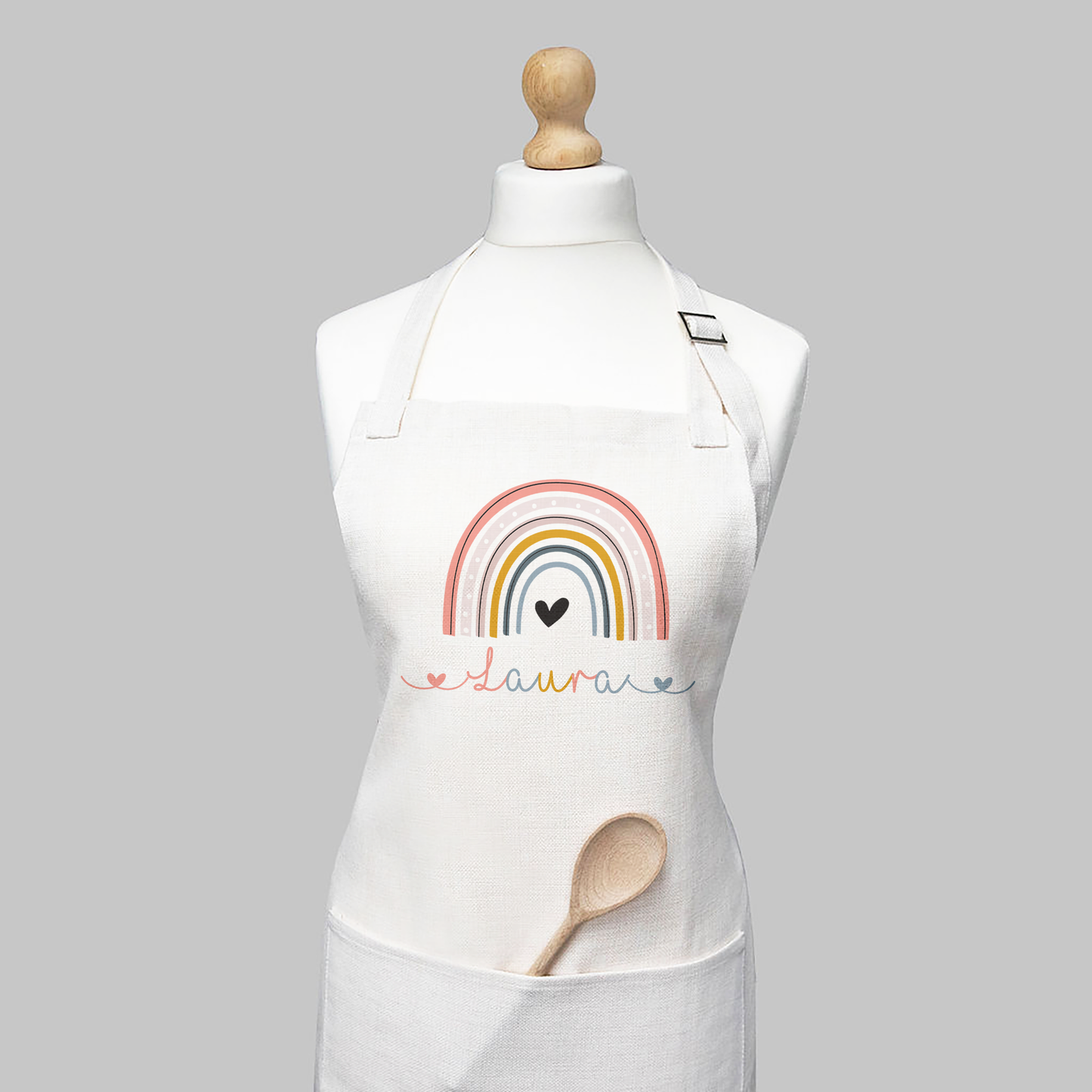 Rainbow Name Apron