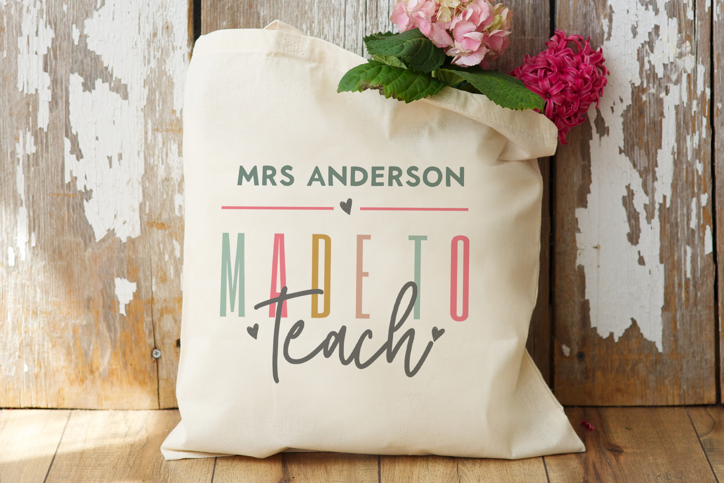 Made To Teach Tote Bag