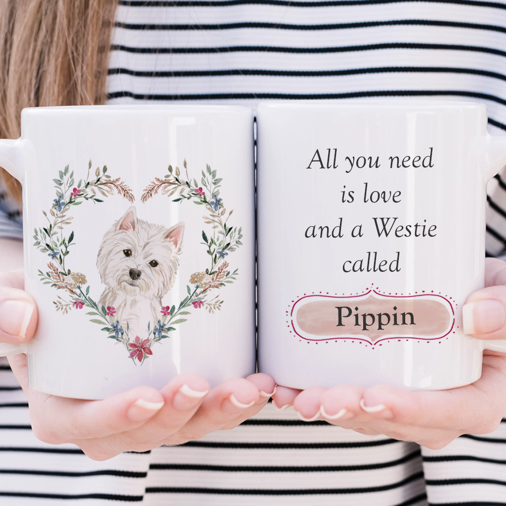 Love and a Westie Mug