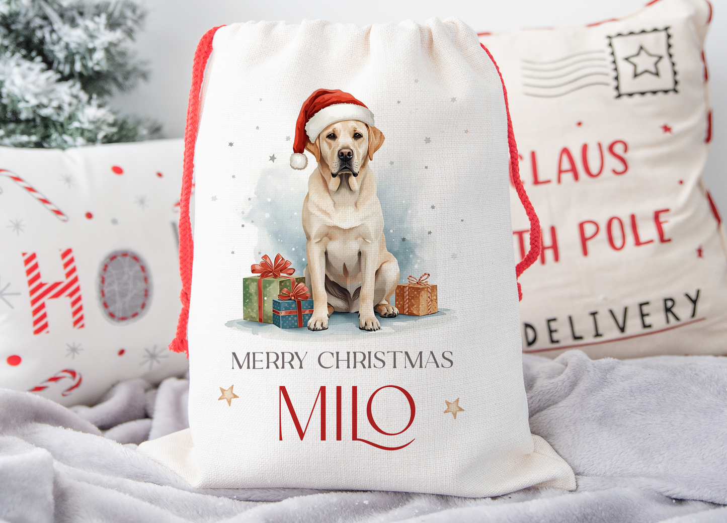 Labrador Christmas Sack