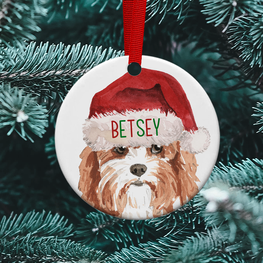 Cavapoo Christmas Bauble