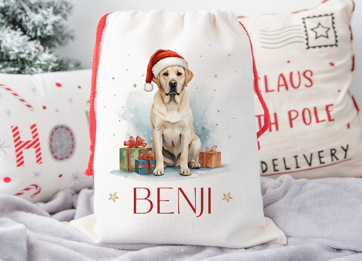 Labrador Christmas Sack