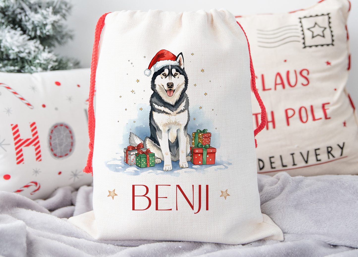 Husky Christmas Sack