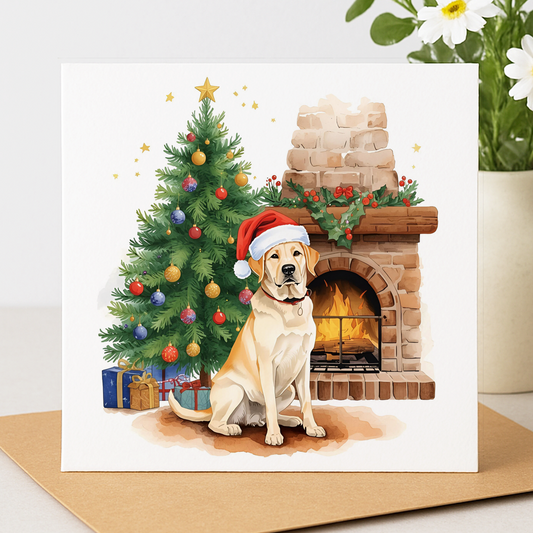 Labrador Christmas Card