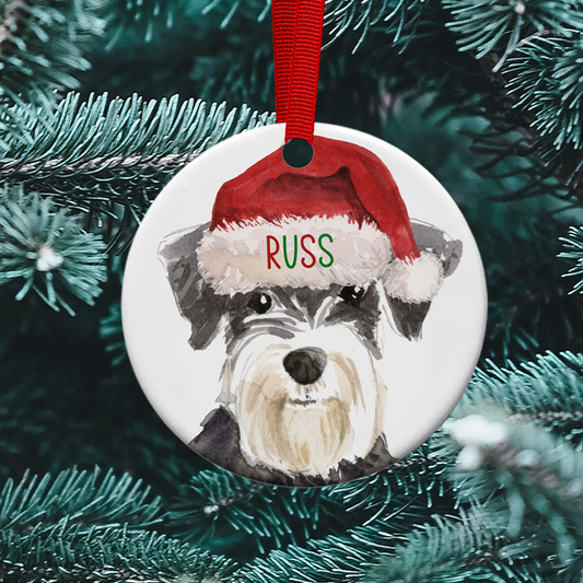 Schnauzer Christmas Bauble