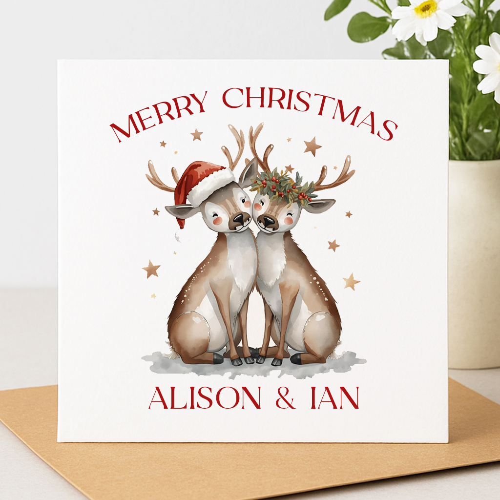 Personalised Special Couple Christmas Card