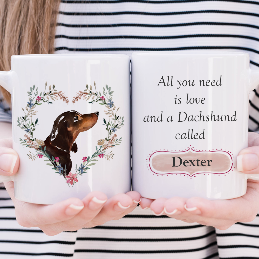 Love and a Dachshund Mug