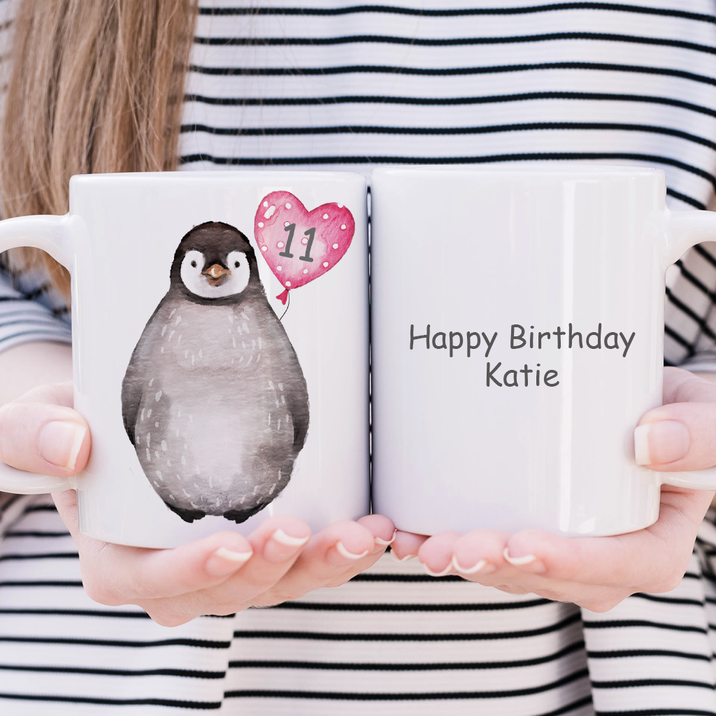 Penguin Age Balloon Mug