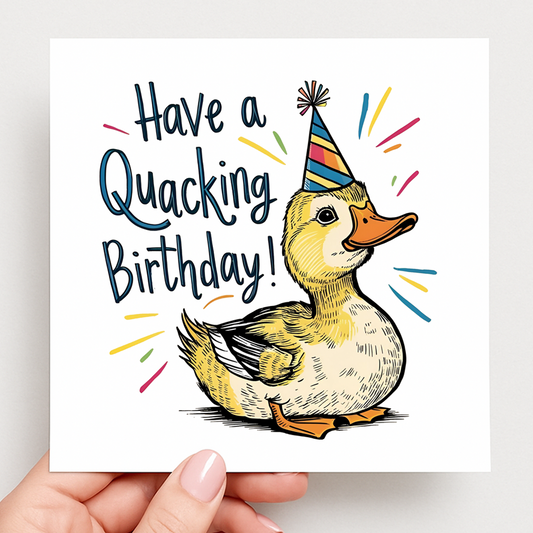 Quacking Birthday Card