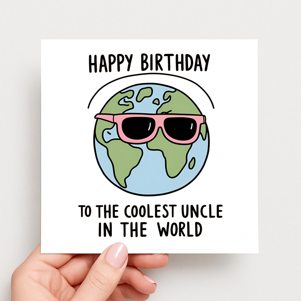 World’s Coolest Uncle Card