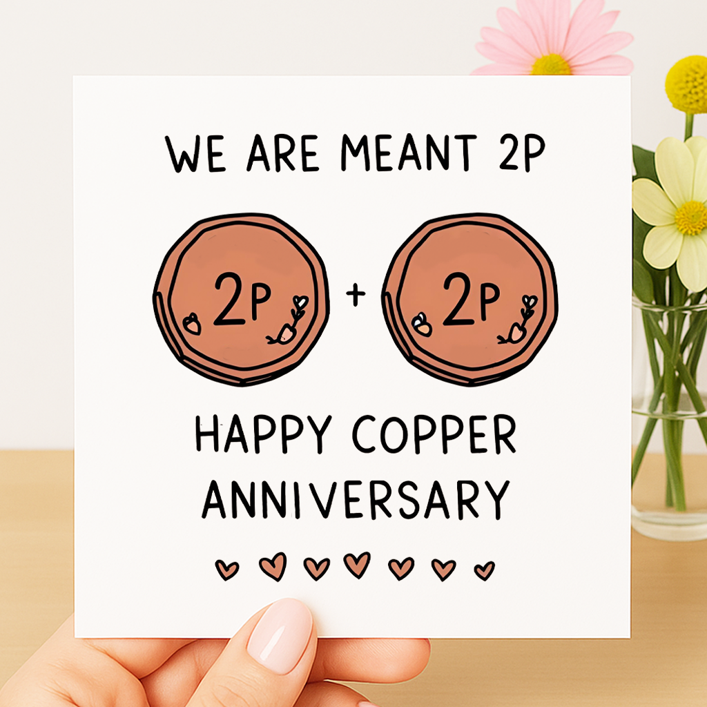 We Are Meant 2P – Copper Anniversary card