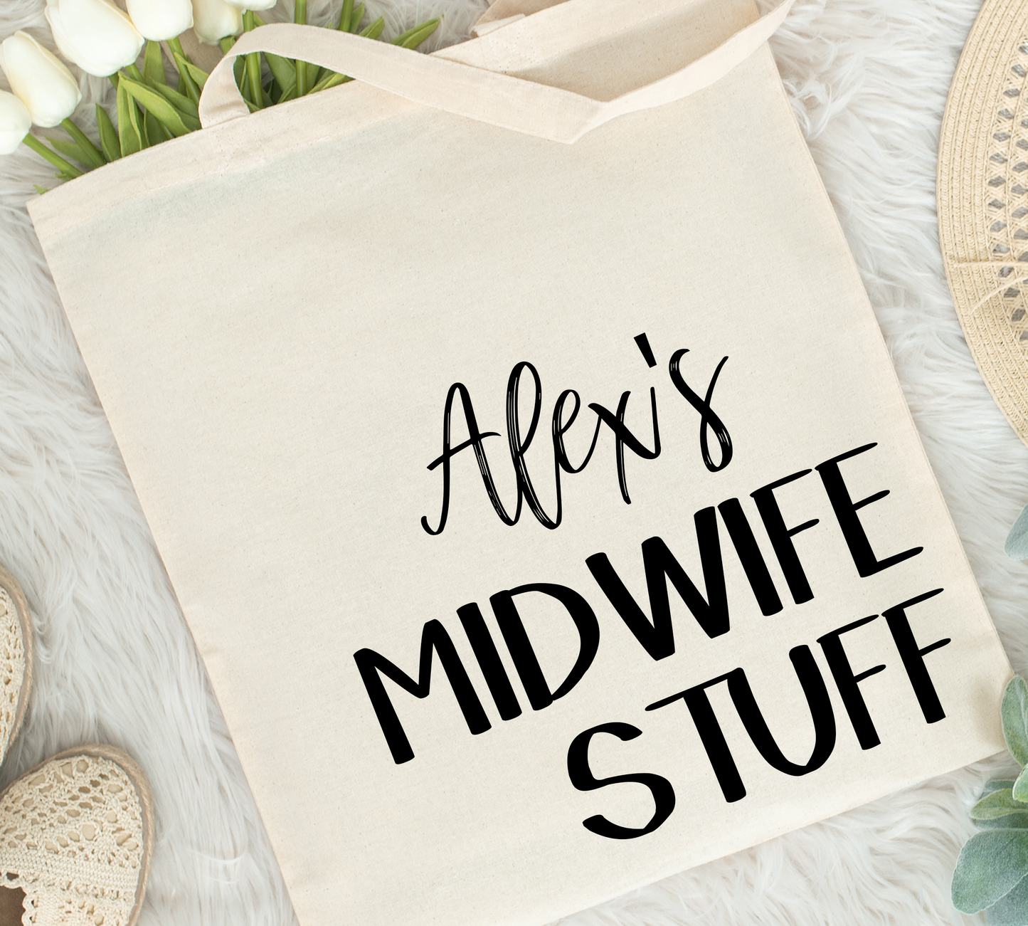 Midwife Stuff Tote Bag