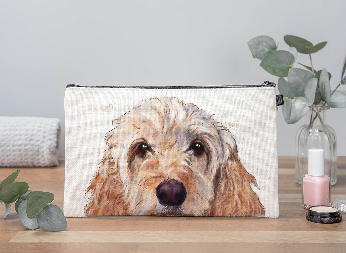 Cockapoo Makeup Bag